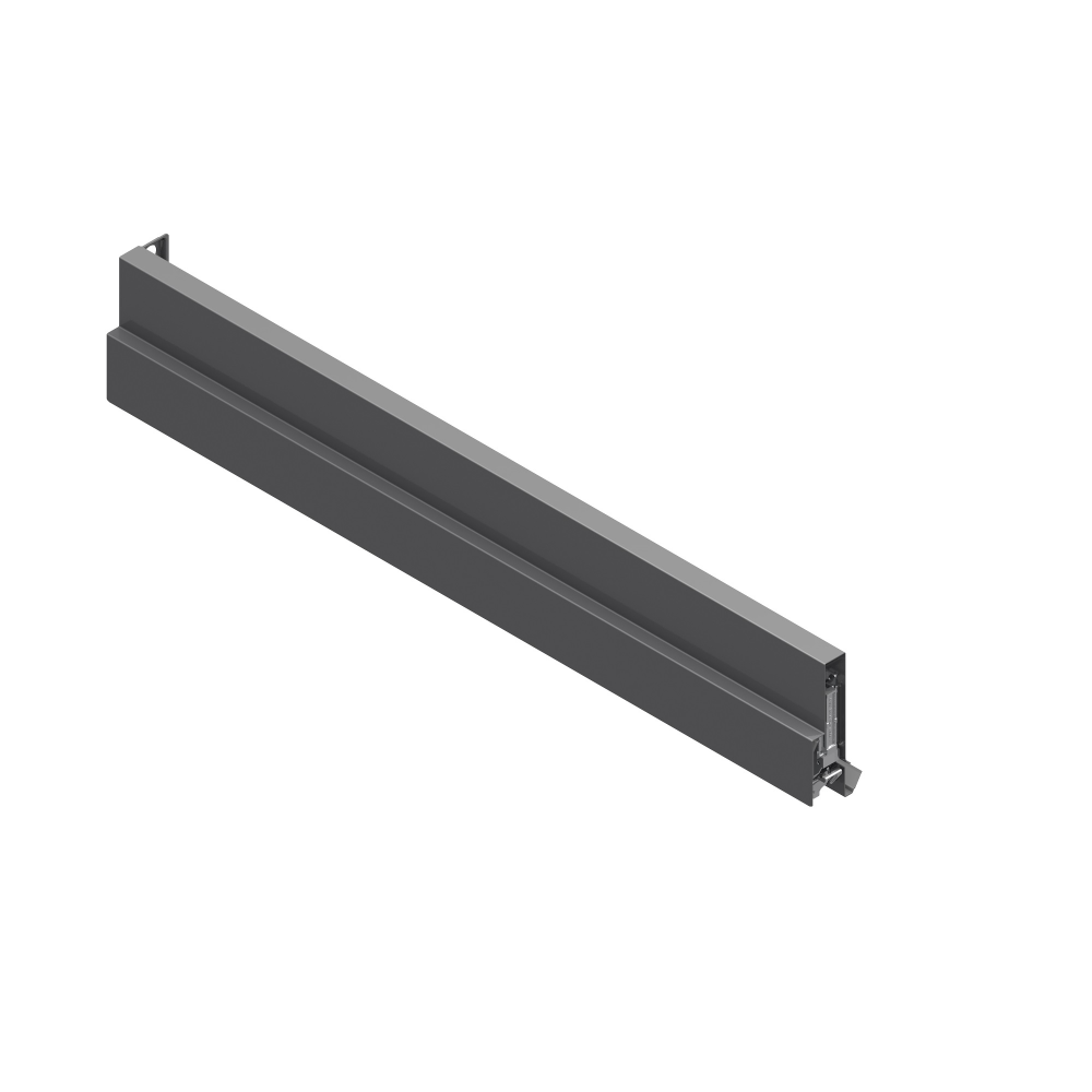 Laterala stanga Nova Pro Scala Stone, tabla metalica subtire, antracit, 90 x 400 mm