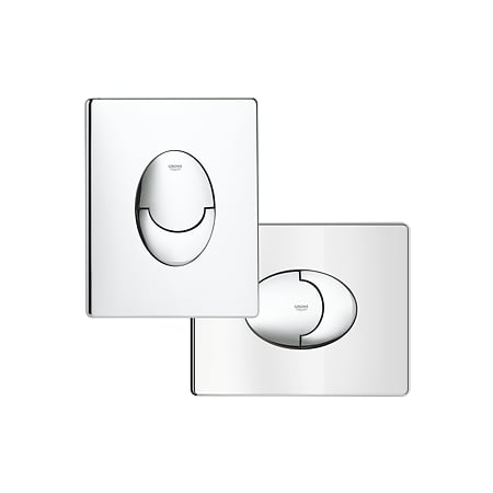 Placa de actionare rezervor WC Grohe Skate Air, 15.6 x 19.7 cm, cromat