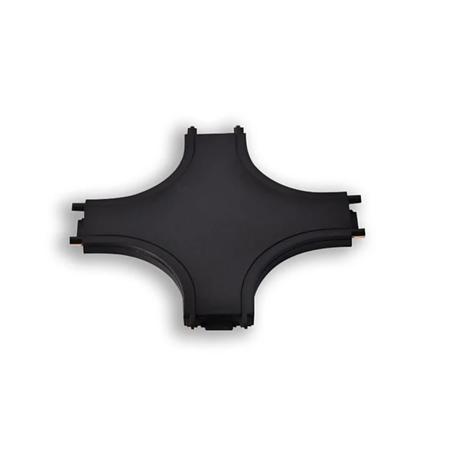 Conector in X Track Light KL182010, pentru sina magnetica, 48V DC, IP20, negru