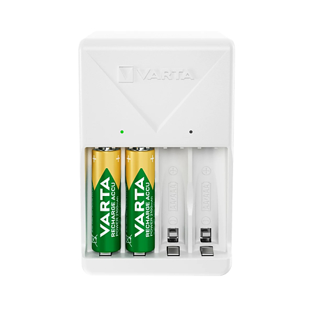 Incarcator Varta Plug, AA, 2100 mAh, 4 baterii