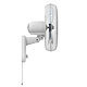 Ventilator de perete Taurus Greco, 45 W, 3 trepte, alb, diametru 40 cm