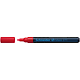 Marker permanent Schneider, varf rotund, 2 mm, cu vopsea rosie