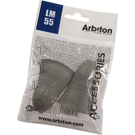 Set colt exterior plinta Arbiton LM 55, accacia gri, PVC, 55 x 26 mm, 2 bucati/set