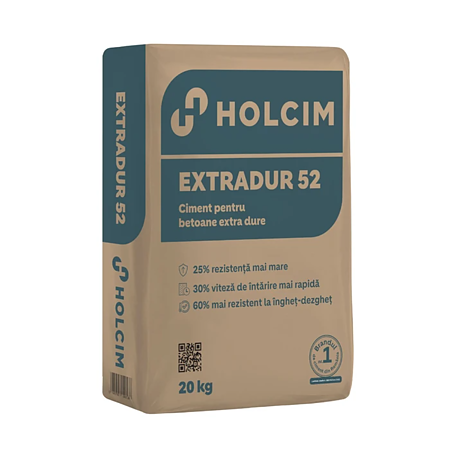 Ciment Holcim Extradur CEM I 52.5R, 20 Kg