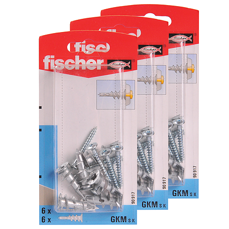 Diblu autofiletant din metal cu surub, Fischer GKM S K, 31 mm, 4.5 x 35 mm, 6 buc Diblu autofiletant din metal cu surub, Fischer GKM S K, 31 mm, 4.5 x 35 mm, 6 buc