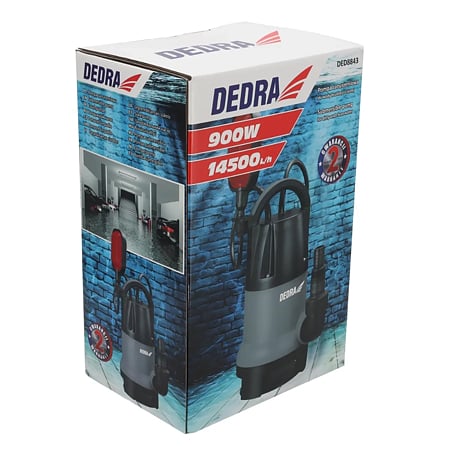 Pompa submersibila pentru apa curata si murdara DEDRA DED8843, 900 W