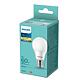 Bec LED Philips, E27, 8 - 60W, alb, lumina calda 2700 K
