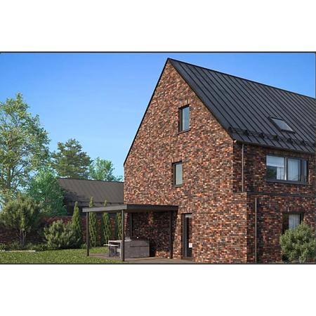 Caramida aparenta Cemacon DR5201, interior/exterior, roscat, grosime 9 mm, 240 x 71 mm