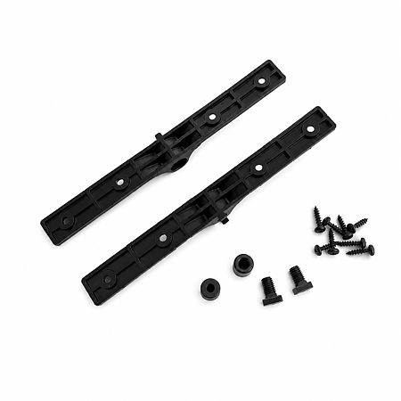 Suport fixare raft Sclim, metal, negru