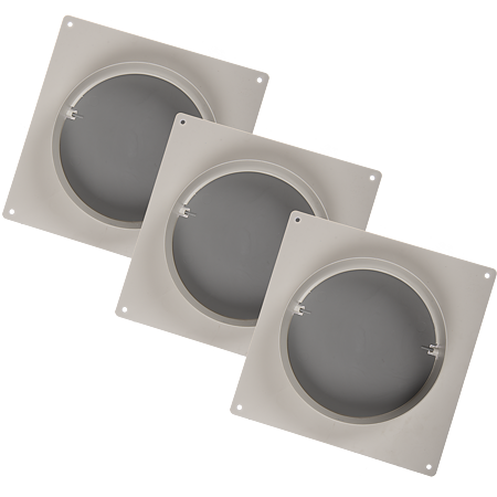 Conector cu flansa de perete, clapeta antiretur, PVC, 150 mm Conector cu flansa de perete, clapeta antiretur, PVC, 150 mm