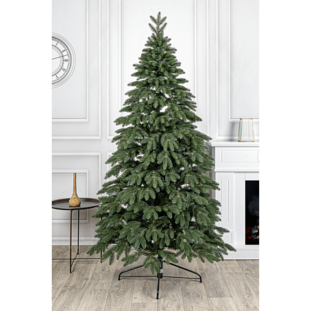 Brad artificial Noel New, PE si PVC, cu suport metalic, 200 cm
