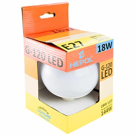 Bec Led Hepol Ecoline G-120 E27 18 W