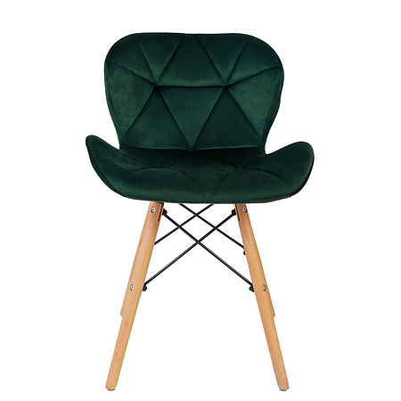 Scaun bucatarie / living Eliza, tapitat, catifea, verde, cadru de lemn, max. 110 Kg., 73 x 47 cm Scaun bucatarie / living Eliza, tapitat, catifea, verde, cadru de lemn, max. 110 Kg., 73 x 47 cm