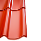 Tigla metalica Sibel culoare: rosu RAL 3009, L= 1,795 m