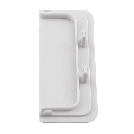 Terminatie stinga-dreapta pentru profil aluminiu LB (tip Gola) - C, plastic, alb