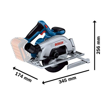Fierastrau circular electric Bosch GKS 185-Li, inclinare 0-90°, 18 V, 5000 rpm