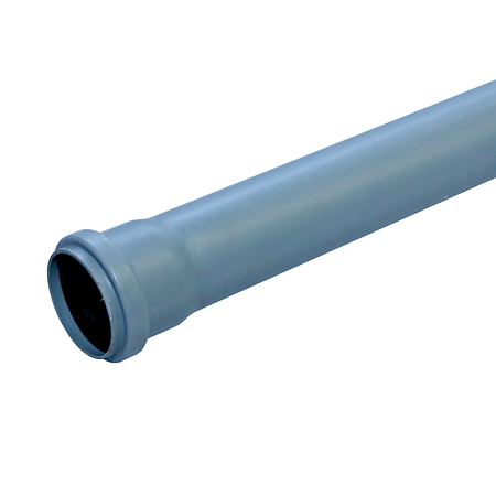 Tub canalizare interioara Valplast, PVC-U, Ø 50 mm, lungime 1 m