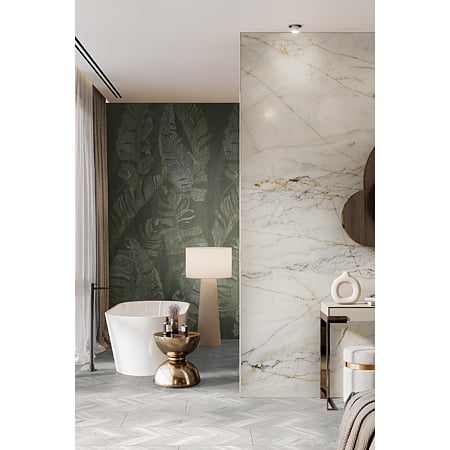 Panou decorativ SPC Kronospan Rocko Marble Gold R154, impermeabil, 2800 x 1230 x 4 mm