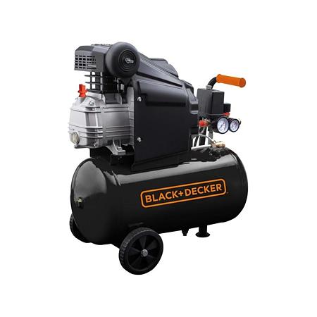 Compresor aer Black & Decker BD 205/24, 230V, 1500 W, cu ulei, negru, 24 litri