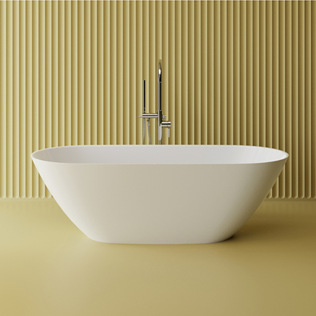 Cada freestanding Marmite BT 0604, compozit mineral, fara preaplin, alb mat, 1600 x 700 mm