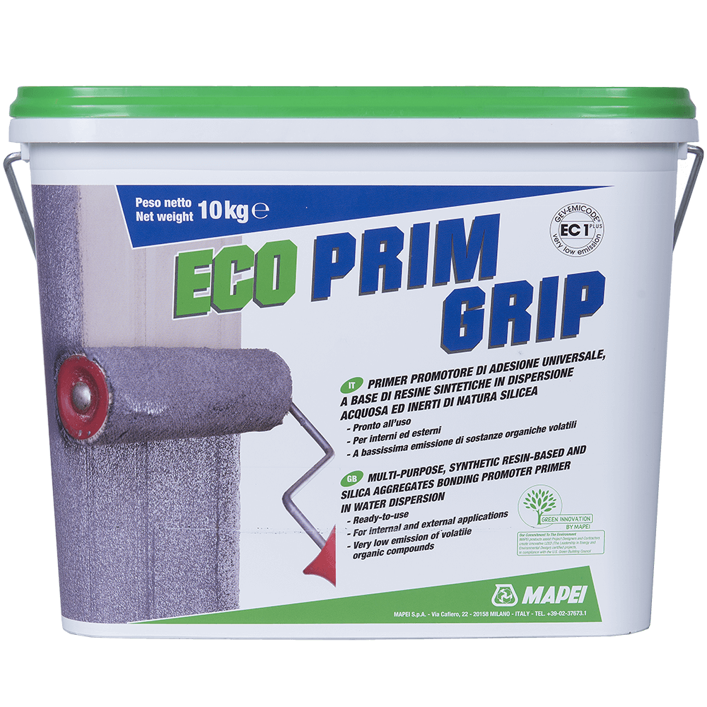 Amorsa universala Mapei Eco Prim Grip, interior/exterior, 10 kg