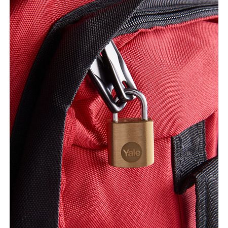 Lacat din alama Yale Standard Protection, 20mm, 3 chei