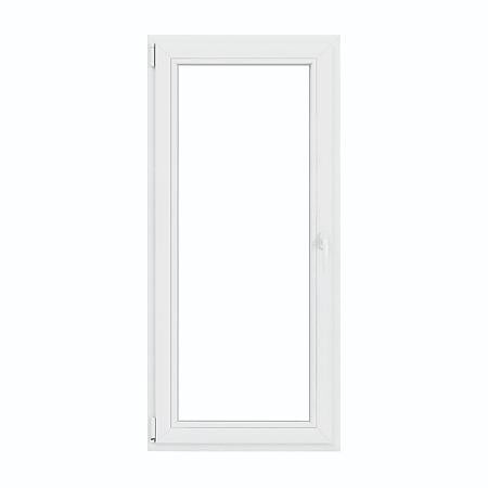 Usa PVC balcon, 5 camere, deschidere oscilobatanta, stanga, alb, 80 x 200 cm 
