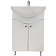 Baza cu lavoar Sanitop Britney, MDF-PAL, alb, 55 x 44 x 81 cm