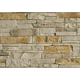 Piatra decorativa exterior/interior Modulo Virtuosa Misty Cream, crem, 50 x 10 cm