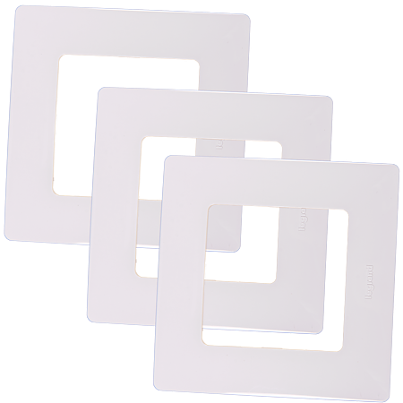Rama 1 post  Legrand Niloe 665001, alb