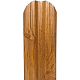Sipca metalica gard Tisa, maro, RAL 8017, stejar, 0.4 mm, 1500 x 115 mm, 25 bucati + 50 bucati surub autoforant