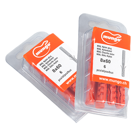 Diblu MNL, nylon, 8 x 60 mm, 6 BUC