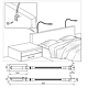 Lampa LED ETA, carcasa aluminiu, lumina alb rece, 625 x 39 mm