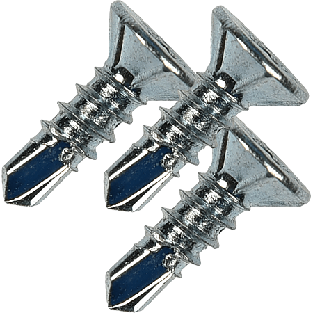 Surub autoforant cu cap inecat, varf pilot, otel zincat, PH2, 3,9 x 13 mm