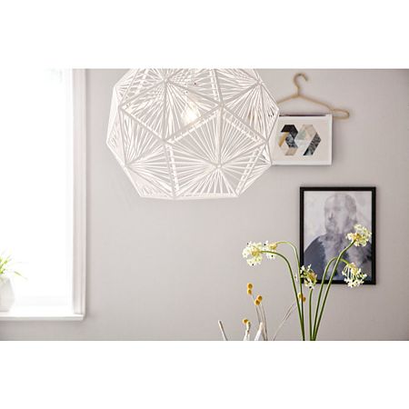 Pendul Philips Mohair White, 1 x E27, 60W, H 520 X D 500 mm, alb Pendul Philips Mohair White, 1 x E27, 60W, H 520 X D 500 mm, alb