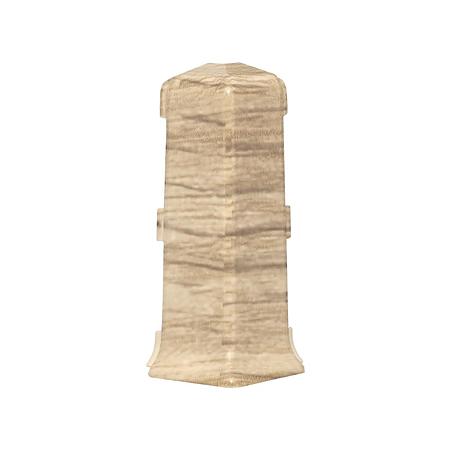 Colt exterior plinta parchet Korner Siena 80, stejar Clasic 822, PVC, 80 x 20 mm, 2 bucati/set