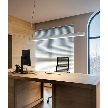 Lampa LED lineara de birou Fucida FD-36W/100A/865L/WH, 36 W, alb, 1200 x 100 x 55 mm