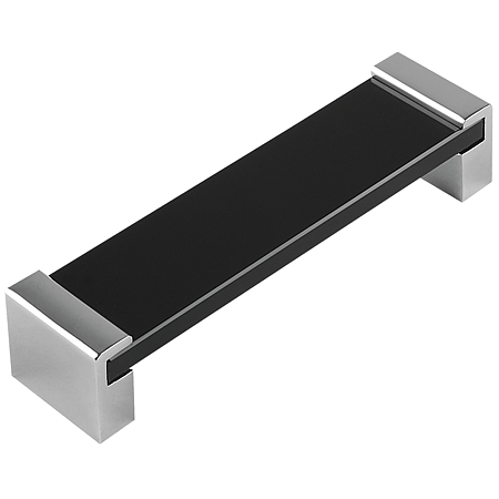  Maner 8171 transparent negru, 160 mm, cu terminatii crom