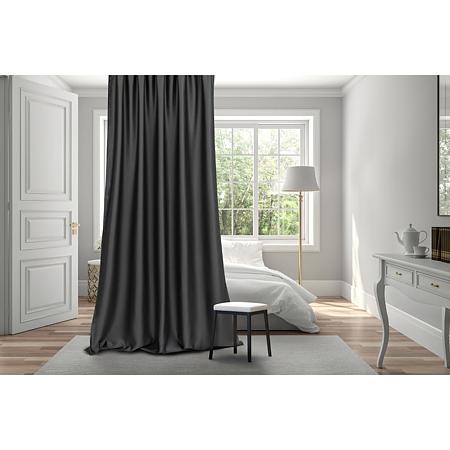 Draperie Jamaica, poliester, gri dimout, 145 x 250 cm