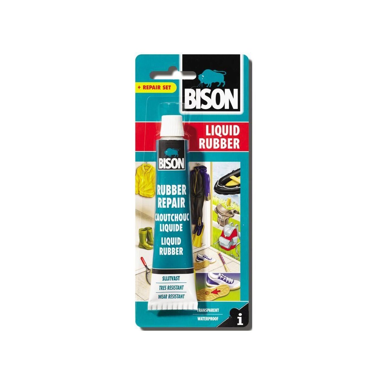 Adeziv pentru cauciuc BISON Liquid Rubber, 50ml