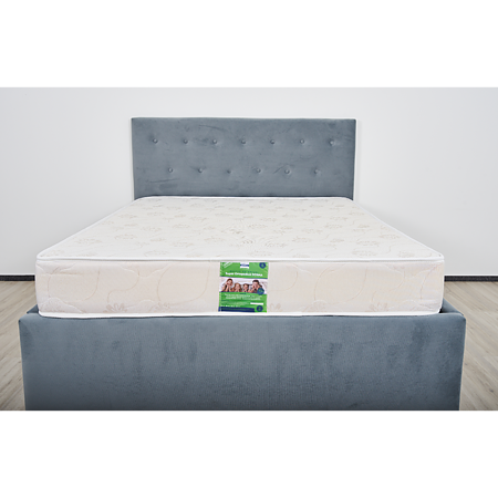 Saltea superortopedica Dorma, arcuri Bonell, material Jaquard, alb, 200 x 20 x 180 cm