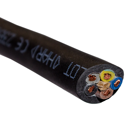 Cablu electric H07RN-F 5 x 4 mm cu izolatie din cauciuc