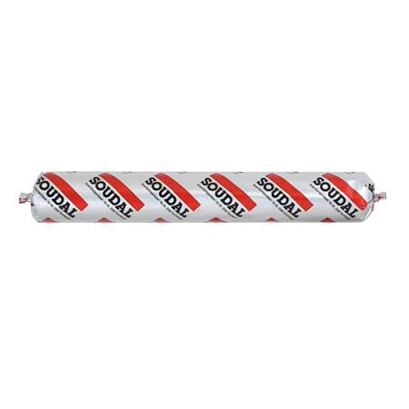 Etansant siliconic Silirub Soudal, negru, 600 ml