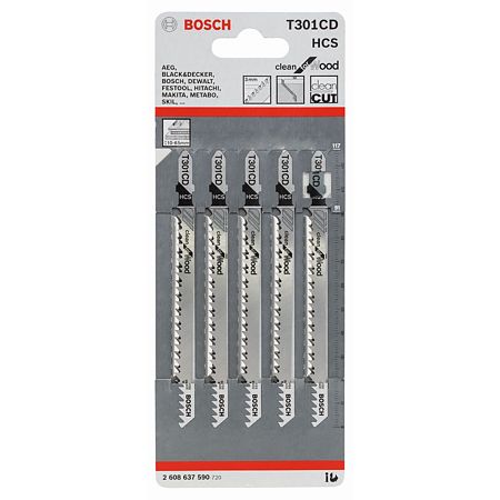 Panze de ferastrau vertical pentru lemn, 117 mm,  3 mm