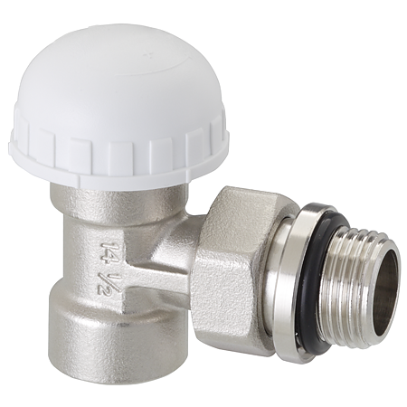 Set robineti coltar cu termostat Purmo, alama, racord 1/2 