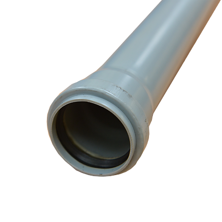 Tub PP Valrom, gri, diametru 50 mm, lungime 2 m