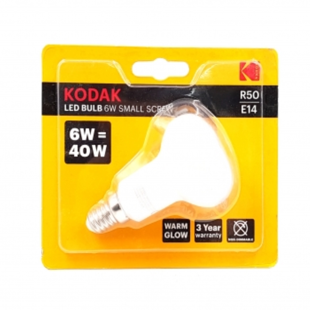 Bec LED Kodak, glob, E14, 6 W, 450 lm, lumina calda 450