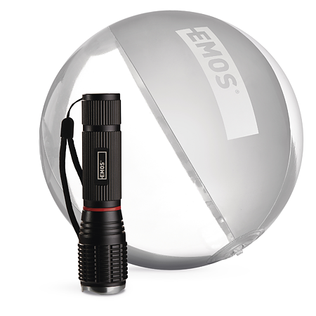 Lampa metalica Emos 5W+3W COB cu focus, 3× 1.5 V AAA