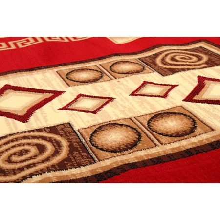 Covor clasic Gold 364/22, polipropilena BCF, rosu-bej, 140 x 200 cm Covor clasic Gold 364/22, polipropilena BCF, rosu-bej, 140 x 200 cm