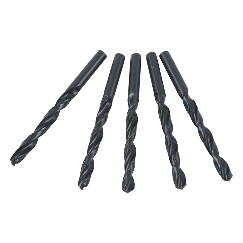 Set 5 burghie Top Tools, Hss 60H4A0, pentru metal, 10 mm